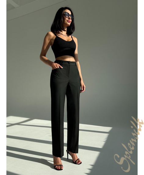 Фотография «Брюки классические зауженные» который можно заказать на сайте Splensilk.ru Брюки классические зауженные